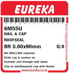6M55 - Roof Nail & Cap -6M55_Label_T